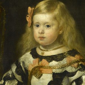 « Portrait de l'infante Marguerite Thérèsee (1654), huile sur toile de Vélasquez.