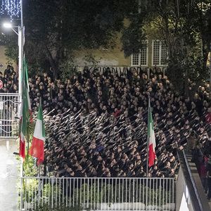 Le rassemblement de membres de l'extrême-droite à Rome, qui a suscité l'émoi.
