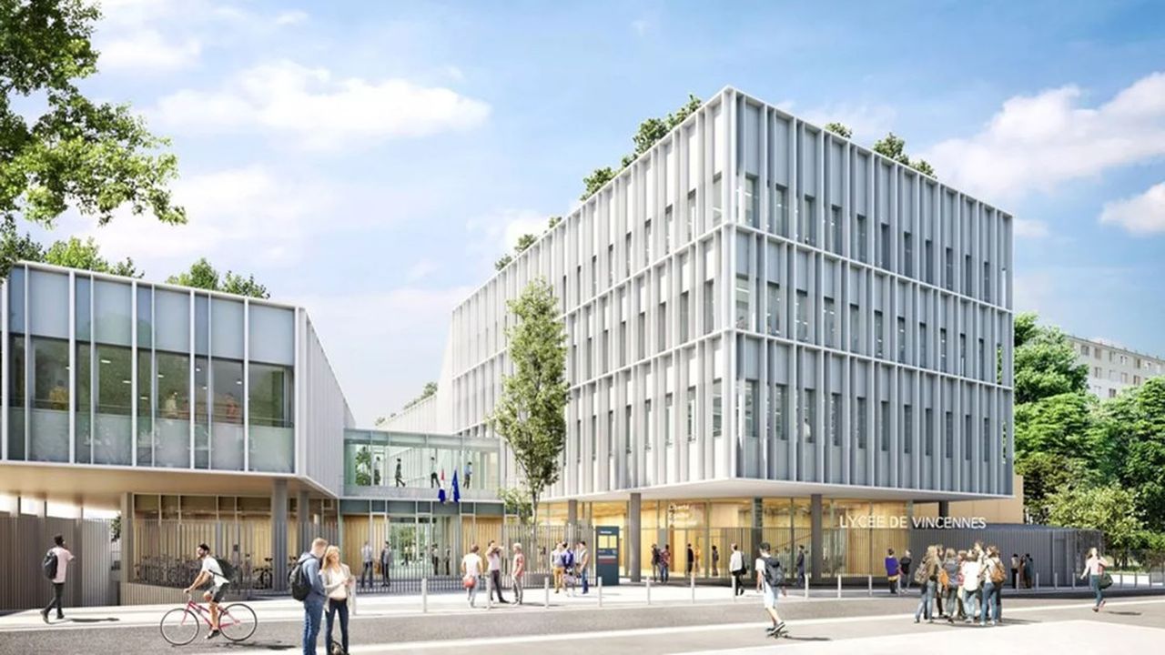 Le futur lycée international de Vincennes devrait être prêt pour la rentrée 2024.