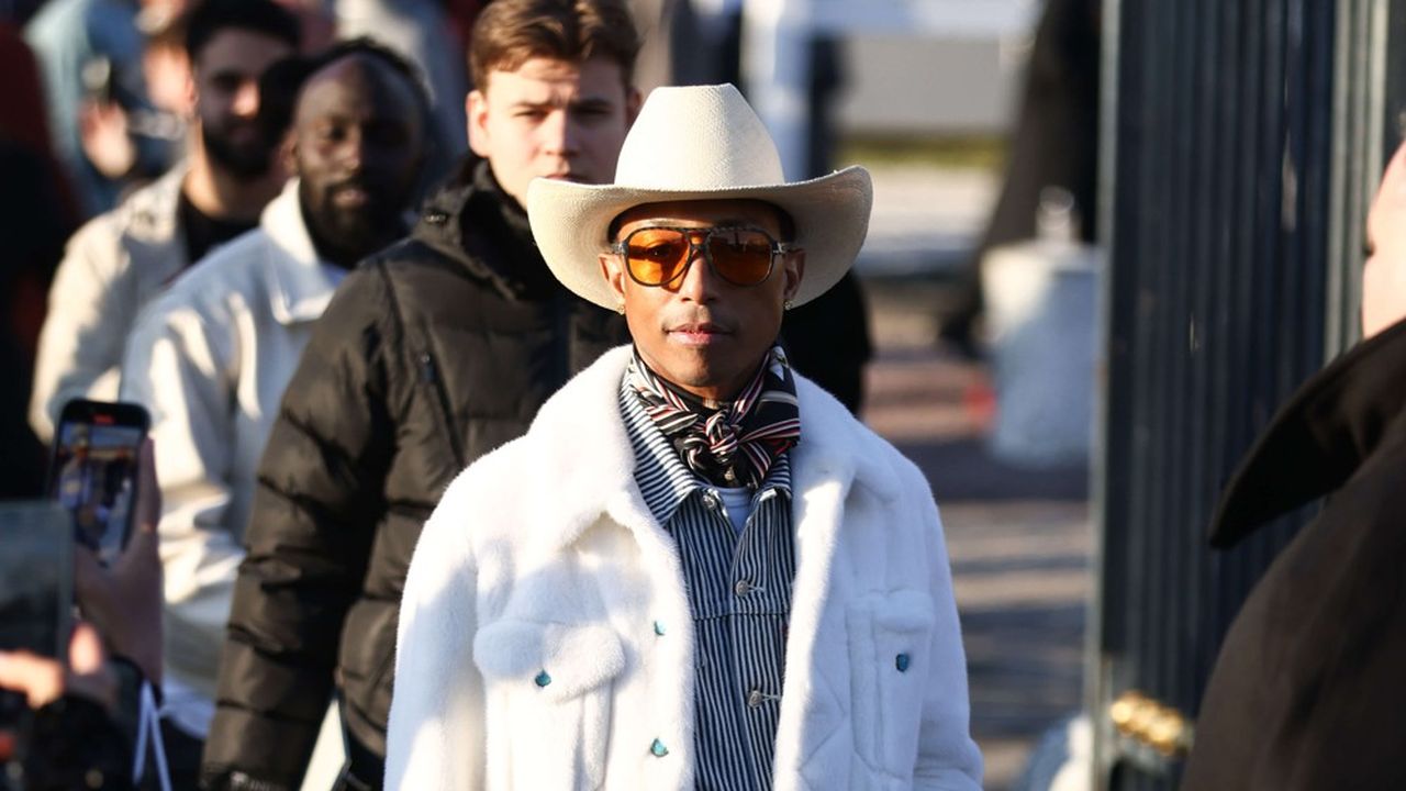 Pharrell Williams au défilé Dior.
