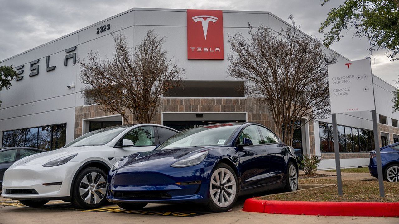 L'action Tesla se porte très bien, avec une hausse de plus de 100