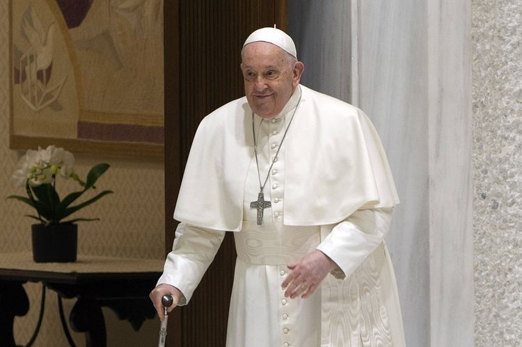 Le Pape François, lors de l'audience générale hebdomadaire à la salle Paul-VI au Vatican, le 24 janvier 2024.