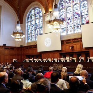 Poursuivi devant la Cour de justice internationale de La Haye pour « génocide » par l'Afrique du Sud, l'Etat hébreu a été la cible de critiques sévères.