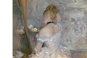 « Femme à sa toile », de Berthe Morisot (vers 1875-1880).