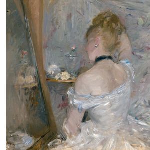 « Femme à sa toile », de Berthe Morisot (vers 1875-1880).