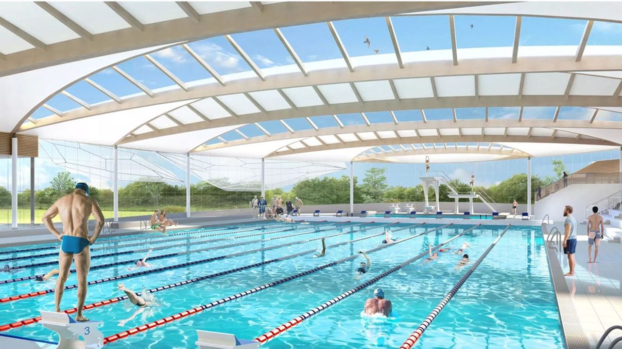 La piscine olympique de Taverny et Saint-Leu-la-Forêt (Val-d'Oise) ouvrira ses portes le 26 avril prochain.