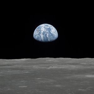 Un « lever de Terre » historique, capté en juillet 1969 par la Nasa, dans le cadre de la mission Apollo-11.