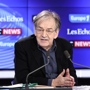 Le philosophe Alain Finkielkraut, ce dimanche, lors du Grand Rendez-Vous Europe 1 - CNews - « Les Echos ».