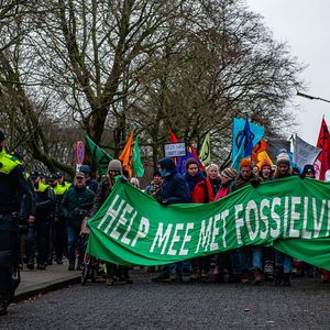 La construction de la nouvelle centrale, à Nimègue (Pays-Bas), attire depuis plusieurs mois les manifestants.