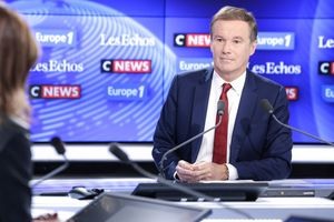 Nicolas Dupont-Aignan, ce dimanche, lors du Grand Rendez-Vous Europe 1 - CNews - « Les Echos ».