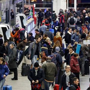 Un jour de grève Gare de Lyon, en janvier 2020, à l'occasion du mouvement contre la réforme des retraites.