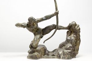 «Héraklès archer» (1909), sculpture d'Antoine Bourdelle.