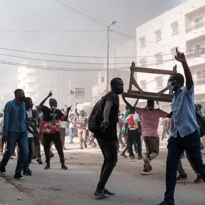 Manifestation à Dakar, le 9 février.