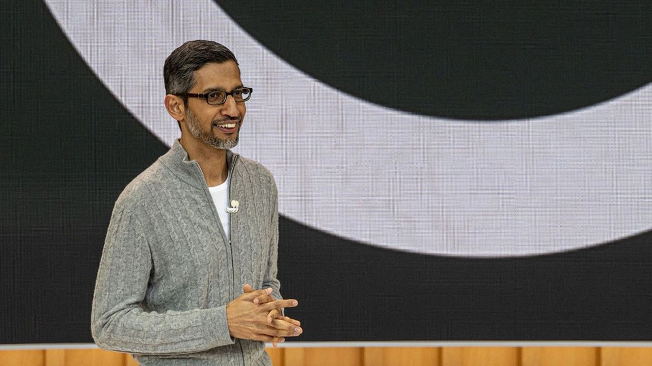 Sundar Pichai, le PDG d'Alphabet, la maison mère de Google. 