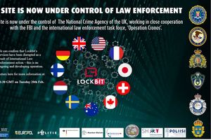 « Ce site est à présent sous contrôle des forces de l'ordre », indique un message sur un site de LockBit, précisant que la NCA britannique a pris la main sur le site, en coopération avec le FBI américain et les agences de plusieurs pays. 