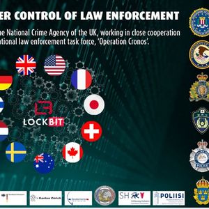 « Ce site est à présent sous contrôle des forces de l'ordre », indique un message sur un site de LockBit, précisant que la NCA britannique a pris la main sur le site, en coopération avec le FBI américain et les agences de plusieurs pays. 