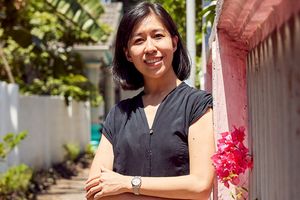 Denica Riadini-Flesch, lauréate du prix Rolex à l'esprit d'entreprise, PDG et fondatrice de Sukkha Citta, entreprise éthique et solidaire indonésienne.