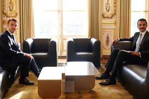 L'émir Tamim ben Hamad Al-Thani a été reçu mardi à l'Elysée par Emmanuel Macron pour un entretien, suivi de la signature d'accords et d'un dîner d'Etat.