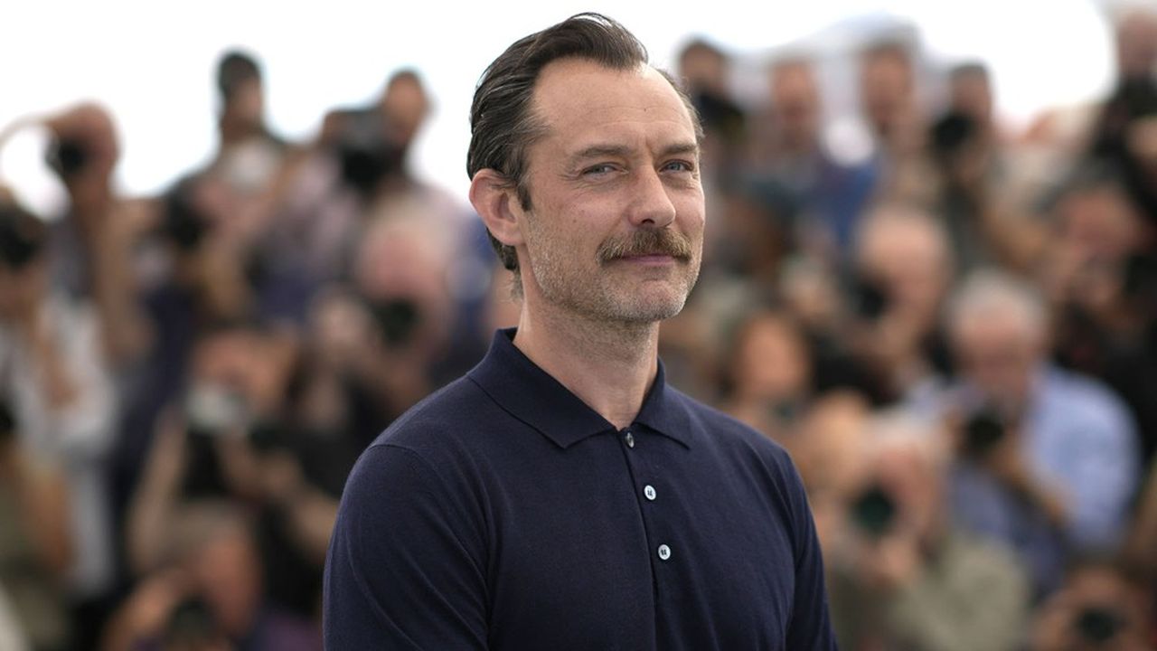 Jude Law, ici photographié pendant le Festival de Cannes, le 22 mai 2023.