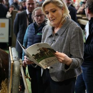 Marine Le Pen au Salon de l'Agriculture.