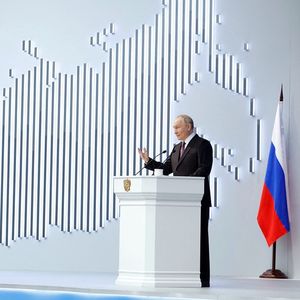 « Les Occidentaux doivent finir par comprendre que nous avons aussi des armes capables d'atteindre des cibles sur leur territoire », a déclaré Vladimir Poutine.