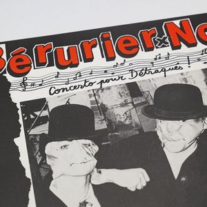Pochette de l'album « Concerto pour détraqués » de Bérurier Noir, 1985