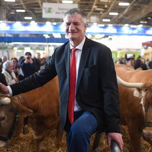 Jean Lassalle au Salon de l'agriculture en 2023.