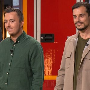 Jovien Chappex et Anthony Tabuyo, fondateurs d'Urgentime, lors de leur passage dans l'émission « Qui veut être mon associé ? » sur M6.