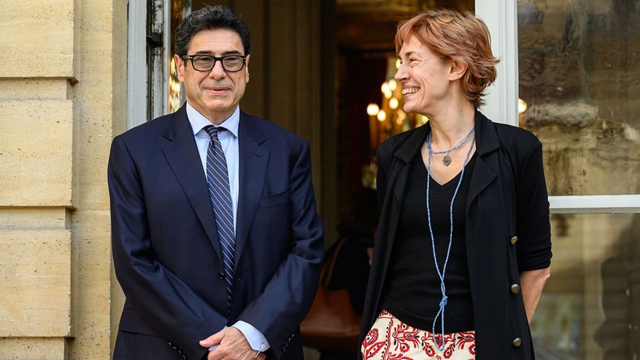 Philippe Aghion et Anne Bouverot ont présidé la commission interministérielle sur l'intelligence artificielle. 