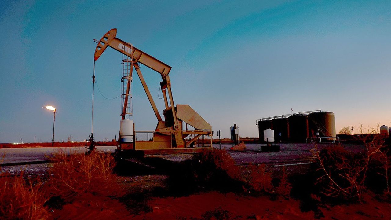 Un puits de pétrole à Stanton, au Texas.