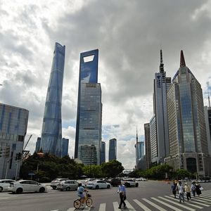 Une vue du quartier d'affaires de Pudong, à Shanghai.