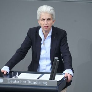 Marie-Agnes Strack-Zimmermann au Bundestag, le 22 février 2024.