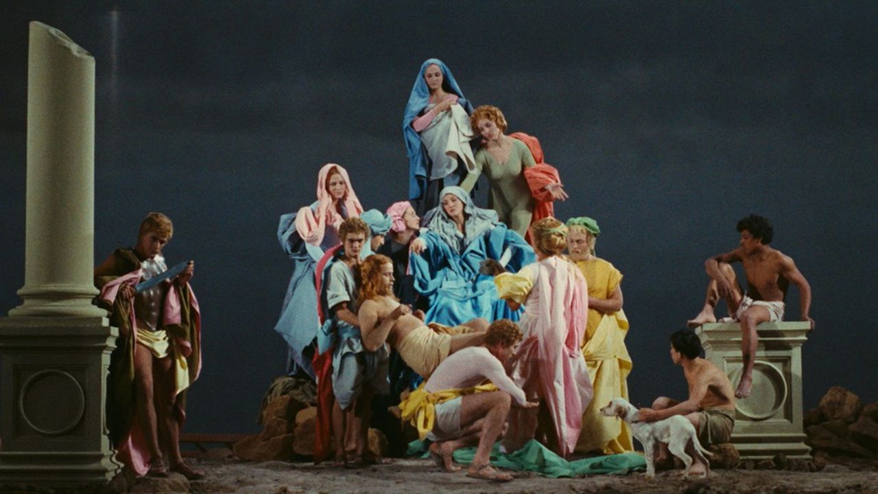 « La Ricotta» (1963), photogramme de Pier Paolo Pasolini.