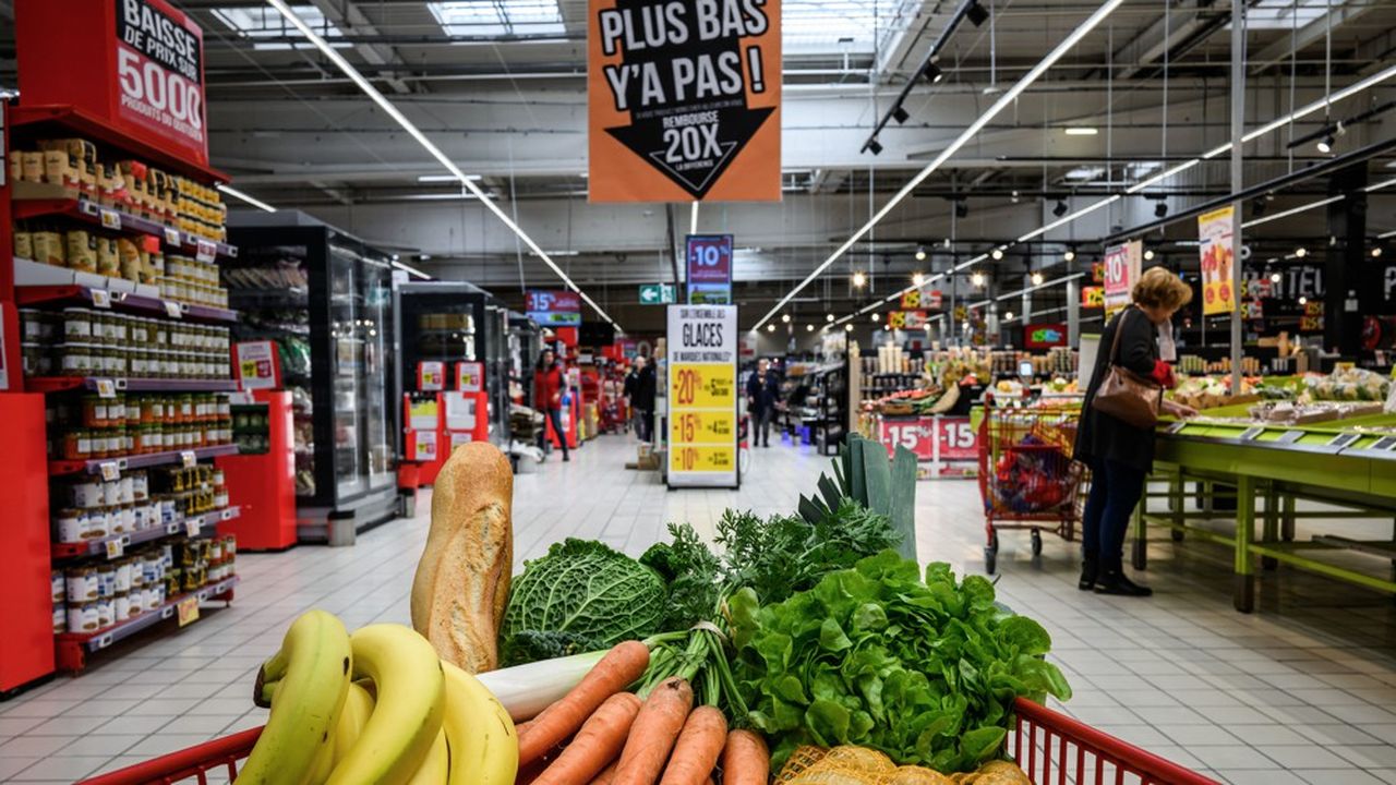Après avoir tiré l'inflation d'ensemble jusqu'en septembre dernier, la hausse des prix alimentaires est limitée à 1,7 % sur douze mois.