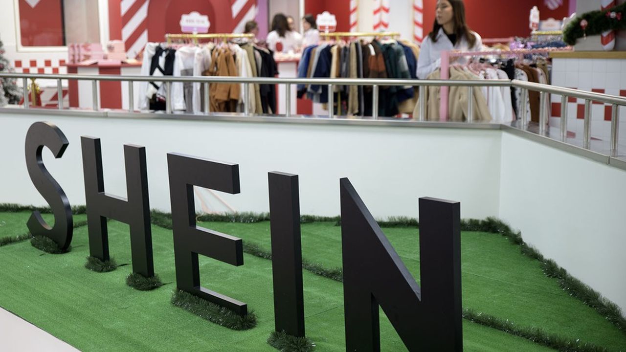 Un pop-up store Shein ouvert le 14 décembre à Rome. 