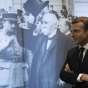 Emmanuel Macron au musée Clemenceau à Paris, le 11 novembre 2017.
