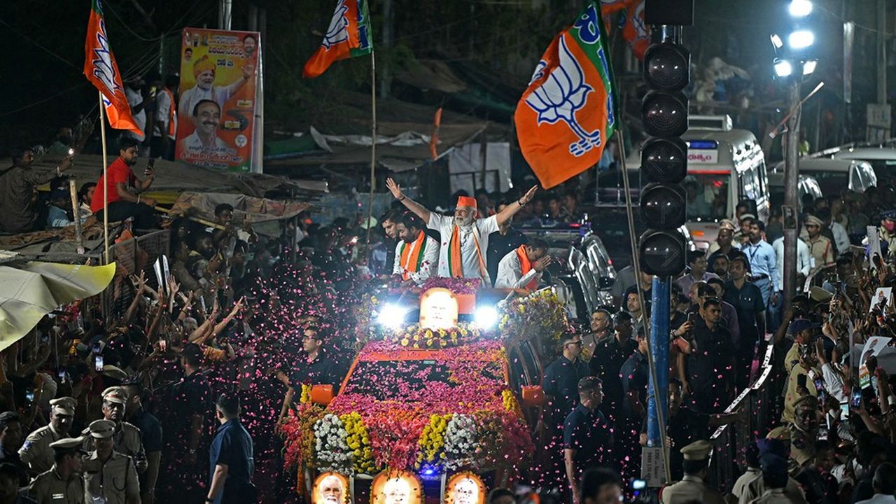 Narendra Modi devrait être réélu pour un troisième mandat d'affilée à l'issue des élections législatives qui démarrent le 19 avril.