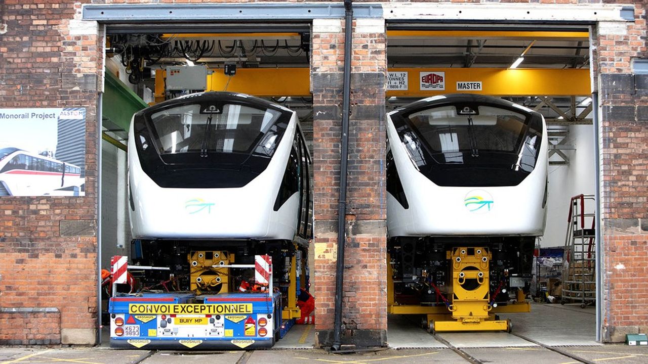 Un monorail réalisé pour le métro du Caire à Derby. Le site est très peu spécialisé sur l'export hors du Royaume-Uni.