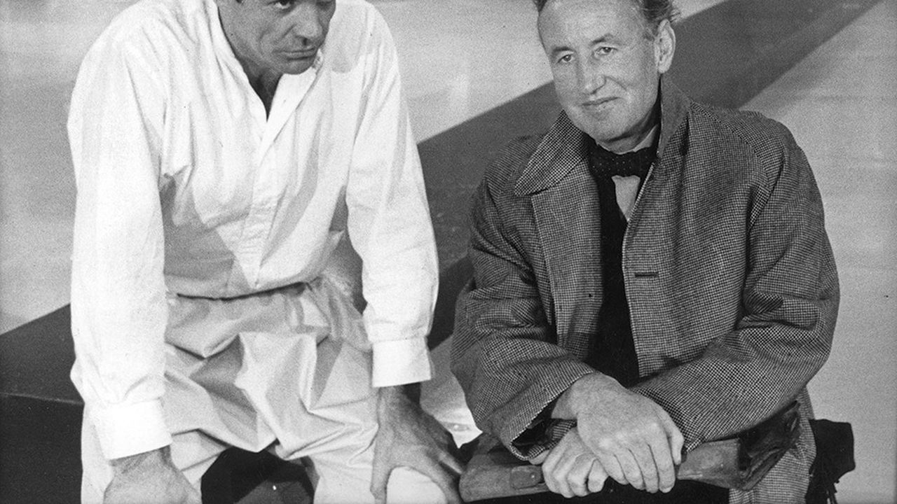 Sean Connery et Ian Fleming, en 1962, sur le tournage du film «Dr No», adapté de son roman «James Bond contre Dr No».