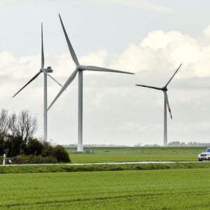 La Chine est en train de prendre une avance certaine sur l'Europe dans les secteurs au coeur de la transition énergétique, comme ici les éoliennes.