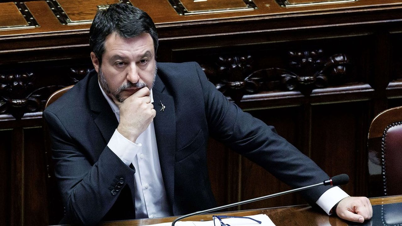 Le vice-président et ministre des Transports Matteo Salvini.
