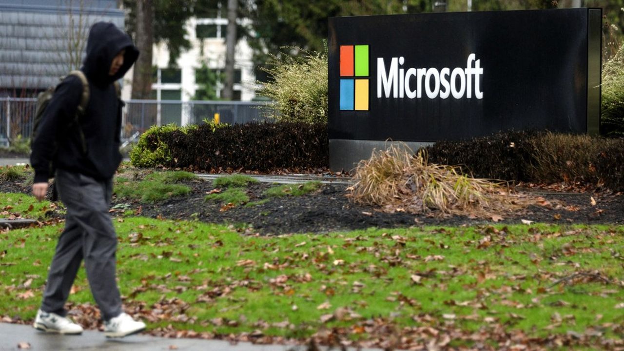 Le siège de Microsoft à Richmond, dans l'Etat de Washington aux Etats-Unis.