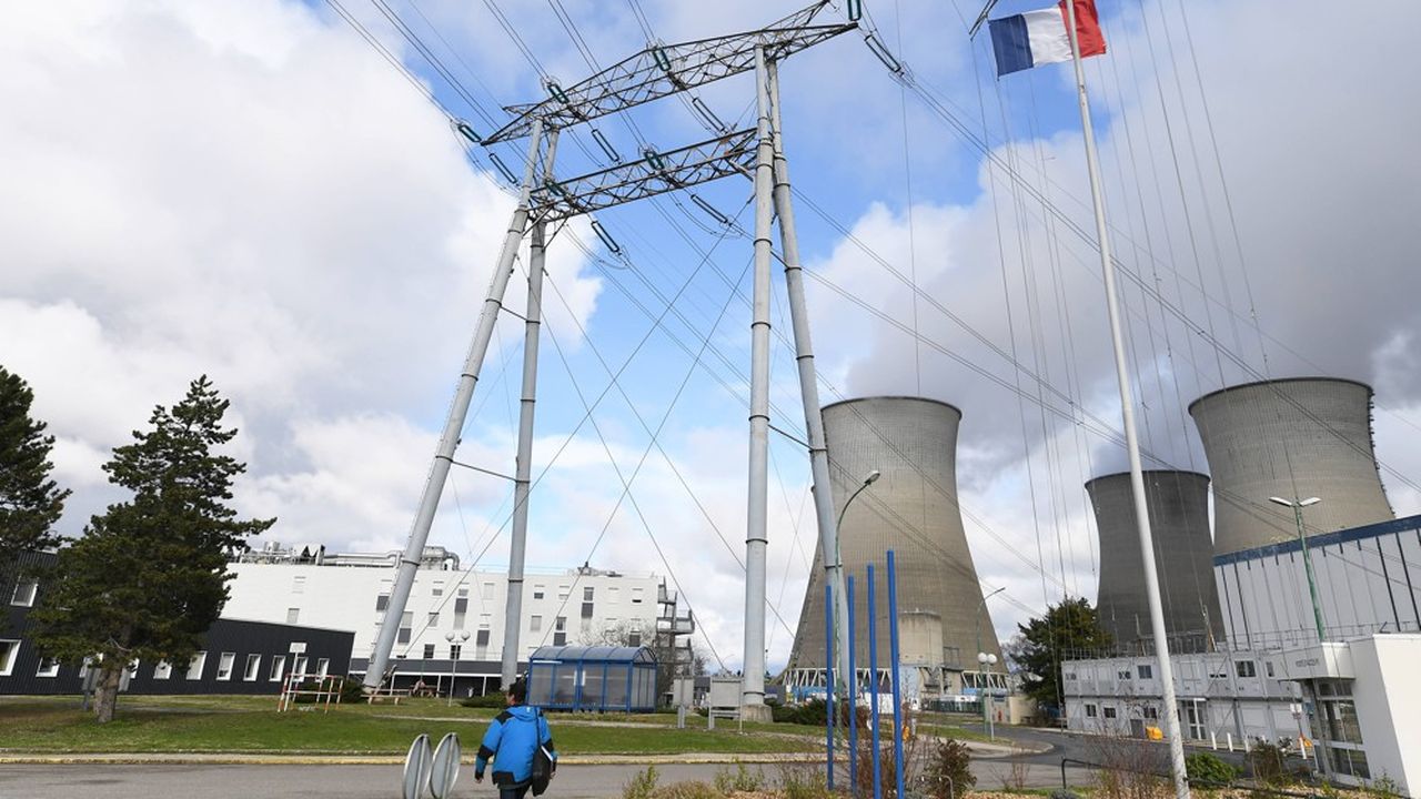 La centrale nucléaire du Bugey dans l'Ain.
