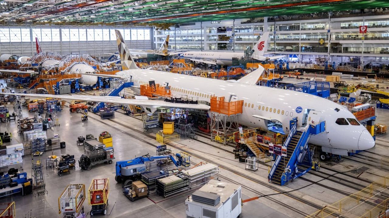 Les Boeing 787 assemblés depuis 2020 à Charleston, en Caroline du Sud, souffriraient potentiellement d'un défaut de qualité dans le processus d'assemblage.