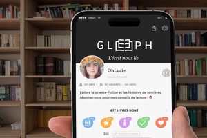 L'application Gleeph permet aux lecteurs d'échanger avec d'autres utilisateurs, de se voir proposer des suggestions ou de dresser leurs listes de souhaits.