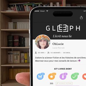 L'application Gleeph permet aux lecteurs d'échanger avec d'autres utilisateurs, de se voir proposer des suggestions ou de dresser leurs listes de souhaits.