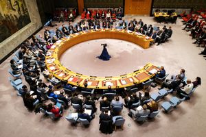 Réunion du conseil de sécurité des Nations unies, ce dimanche après l'attaque menée par Téhéran.