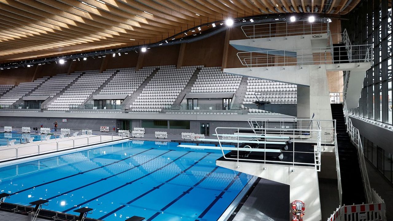 Le Centre aquatique olympique (CAO) à Saint-Denis « restera une piscine pour les scolaires et les associations », a insisté le chef de l'Etat ce lundi à l'occasion de J-100 des JO.