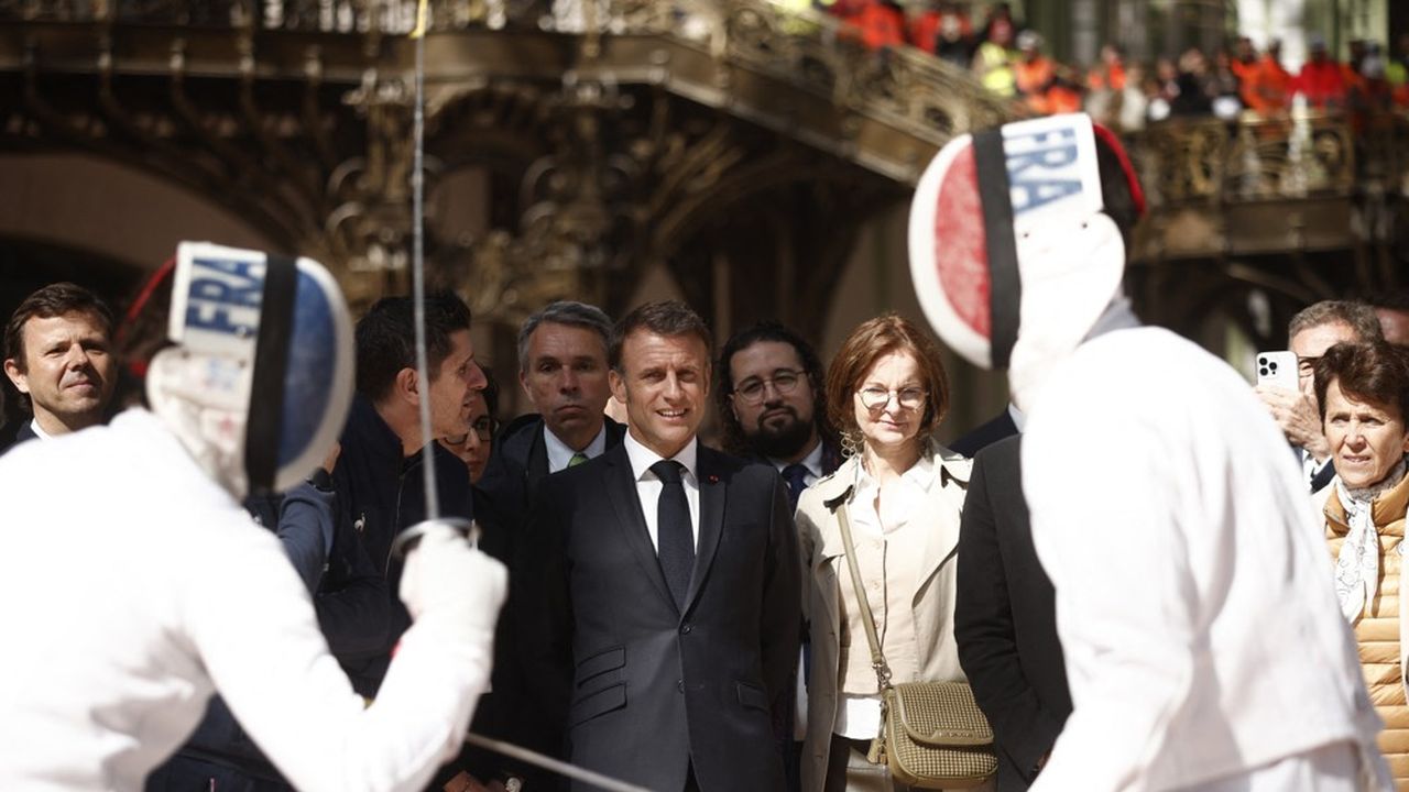 JO de Paris 2024 : Emmanuel Macron se veut rassurant sur la sécurité