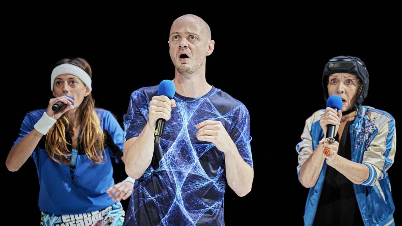 Aurora Dini, Maxime Guyon et Claude Degliame, un trio athlétique.